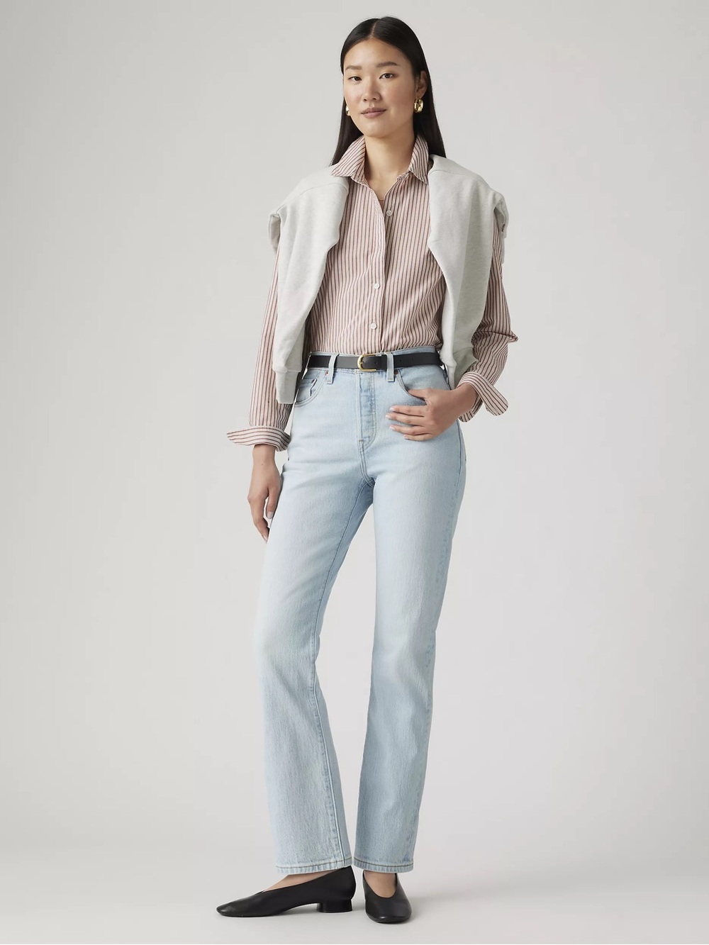Levi's 501 Light Blue Straight-Leg Jeans